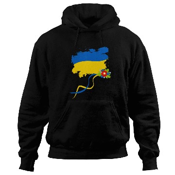 Discover Ukraine Flag With Folk Flowers Ukrainian Pride Hoodies