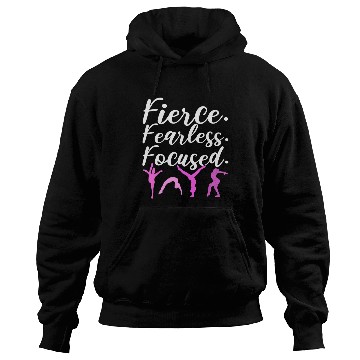 Discover Fearless Gymnast Gymnastic Teacher Hoodies