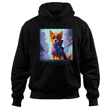 Discover Cute Cyberpunk Dog Hoodies