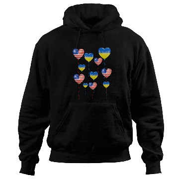 Discover US Solidarity and a heart for Ukraine Hoodies
