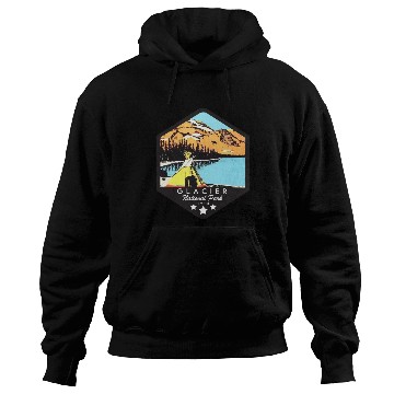 Discover Glacier national park Hoodies