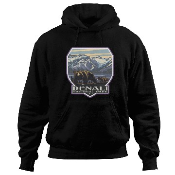 Discover Denali national park Hoodies