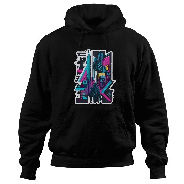 Discover Cyberpunk Cityspace Hoodies