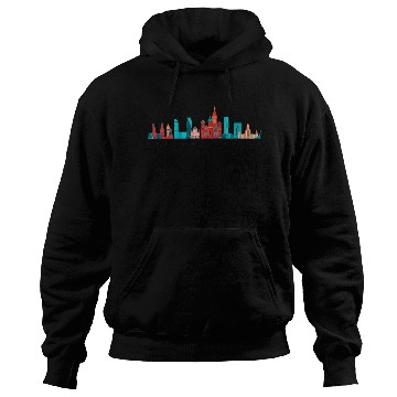 Discover Moscow Skyline Russia Red Square Russian Hoodies