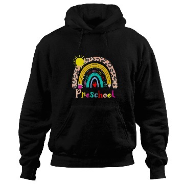 Discover Team Preschool Squad Back To School Rainbow Teache Hoodies