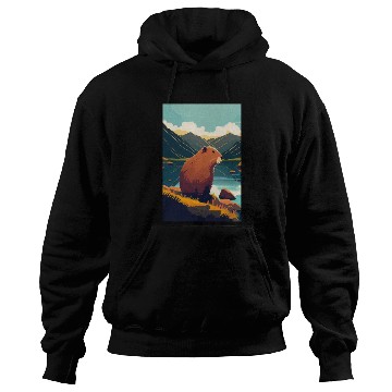 Discover Capybara Nature Capibara Hoodies