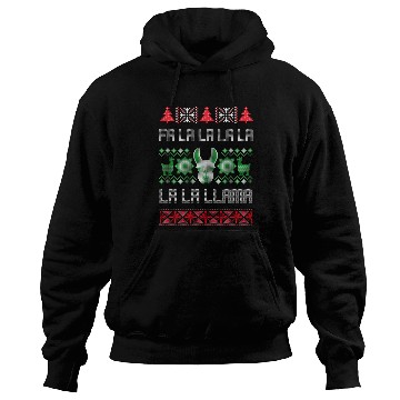 Discover Fa La La Llama Ugly Llama Hoodies