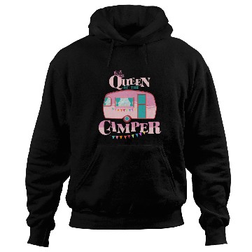 Discover Queen Of The Camper Camping Hoodies
