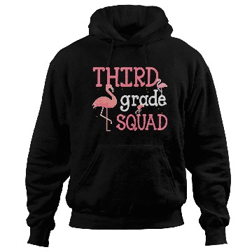 Discover Third Grade Squad Flamingo Back To School Funny Hoodies