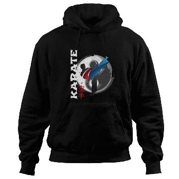 Discover Martial Side Kick Ying Yang Karate Hoodies