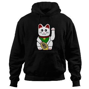 Discover Cute Japanese Lucky Cat 1 Hoodies