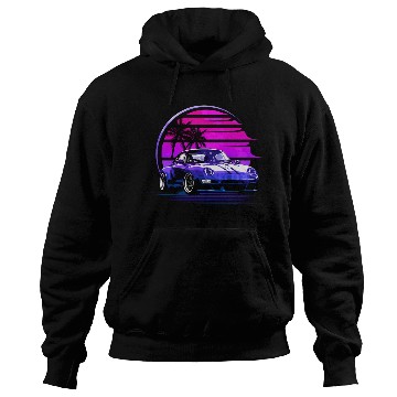 Discover Vaporwave Sunset 80S Car Hoodies