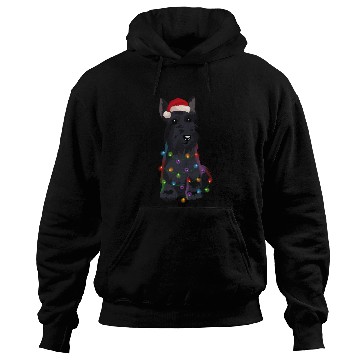 Discover Scottish Terrier Lights Dog Hoodies