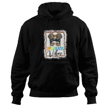 Discover Leopard Messy Bun Bleached Girls 2nd Grade Back To Hoodies