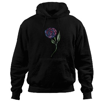 Discover Purple and Pink Rose Hoodies