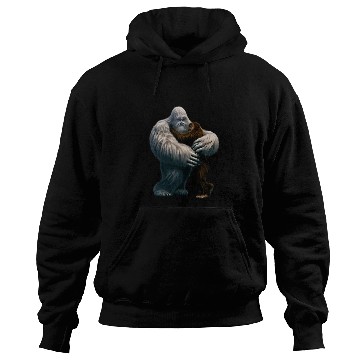 Discover Yeti hugs Bigfoot Hoodies