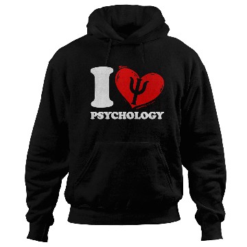 Discover I Love Psychology Psychologist Hoodies