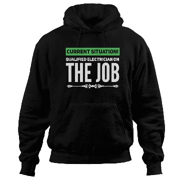 Discover Qualified Electrician / electrical engineer gift Hoodies