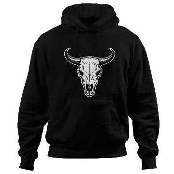 Discover Cow Skull Boho Hoodies