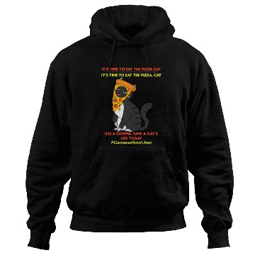 Discover Commas Save Lives Pizza Cat Hoodies