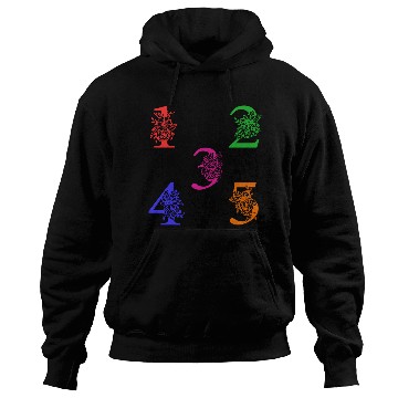 Discover Fun Numbers, Numbers Hoodies for kids and adults
