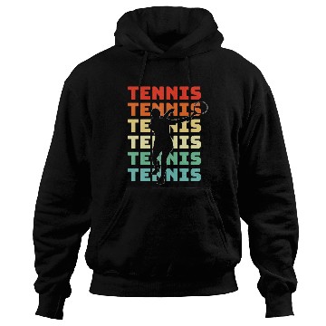 Discover Tennis Player Retro Tennis Lover Hoodies