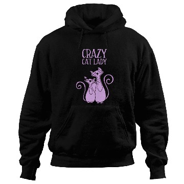 Discover Crazy Cat Lady For Cat Purple Hoodies