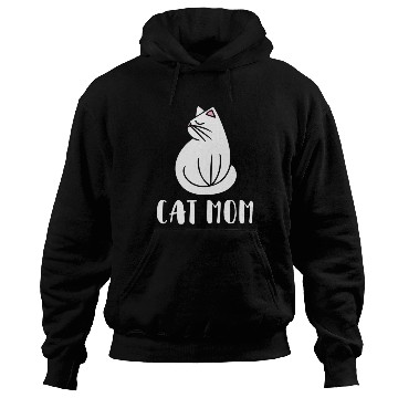 Discover Cat Mom Kitty Cats Moms Crazy Cat Lady Hoodies