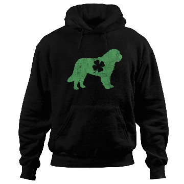 Discover Awesome Bernard Saint Patrick'S Day Dog Dad Mom Hoodies