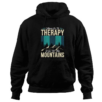 Discover Mountain love Therapy Mountains Wanderlust Hoodies