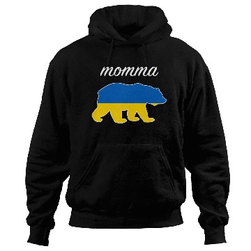 Discover Momma Bear Ukraine Flag Ukrainian Roots Hoodies