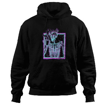 Discover Distressed Synthwave eleton Vaporwave Smiling Hoodies