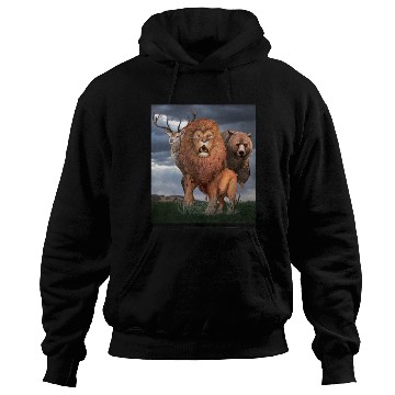 Discover Wild animals art Hoodies