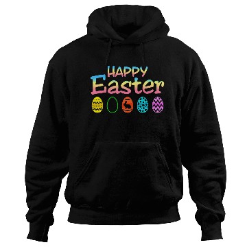 Discover Happy Easter Bunny Colorful Eggs Perfect For Hoodies