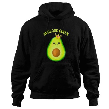 Discover Avocado Vegan Queen Tiara Crown Wos Hoodies