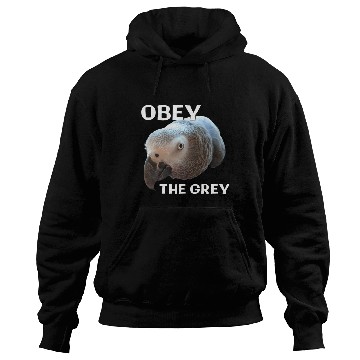 Discover Obey The Grey - African Grey Parrot Hoodies