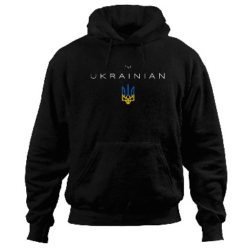 Discover I am Ukrainian - I am from Ukraine Trident Flag Hoodies