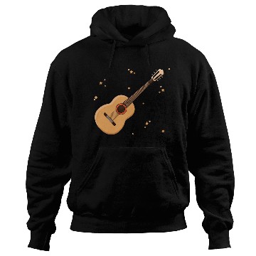 Discover Cute Guitar Player Gift Kids Print Hoodies