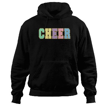 Discover Pastel Varsity Letters Font Cheer Hoodies