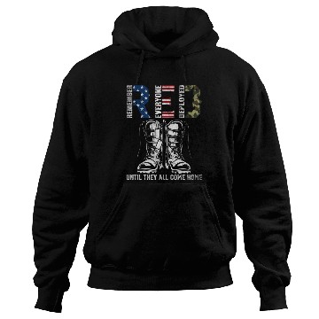 Discover Remember Everyone Deployed Us Flag Camouflage Red Hoodies