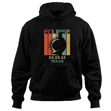 Discover America Total Solar Eclipse 040824 Texas 2024 Hoodies