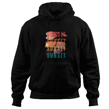 Discover Sunset on the Beach Hoodies