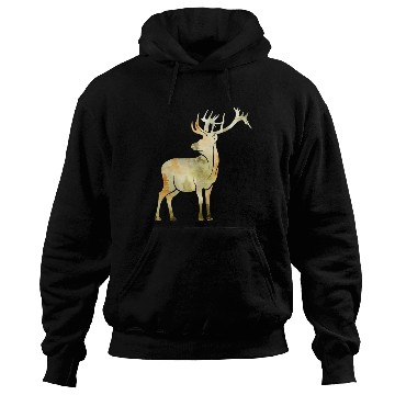 Discover Cute Hello Fall Deer Autumn Lover Animal Leaf Hoodies