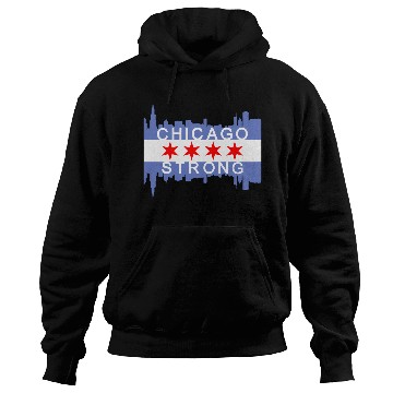 Discover Chicago Strong Chitown City yline Flag Hoodies