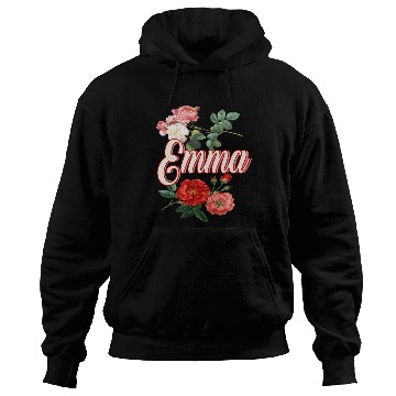 Discover Emma Name With Flowers Hoodies