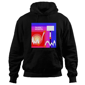 Discover Basketball Gift: Sunset Hoops Hoodies