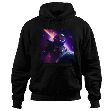 Discover Evil Robot Attacking a Planet Hoodies