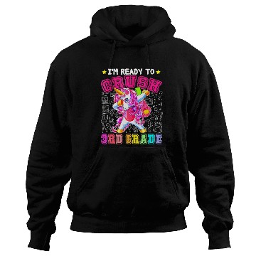 Discover Crush 3rd Grade Dabbing Unicorn Back To School Hoodies