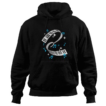 Discover Piano Player Product Piano Teacher Keyboard Notes Hoodies