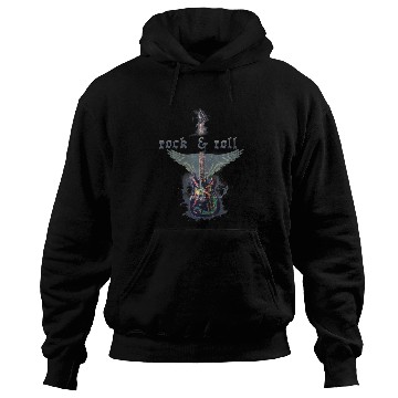 Discover Rock and Roll Guitar product Hoodies